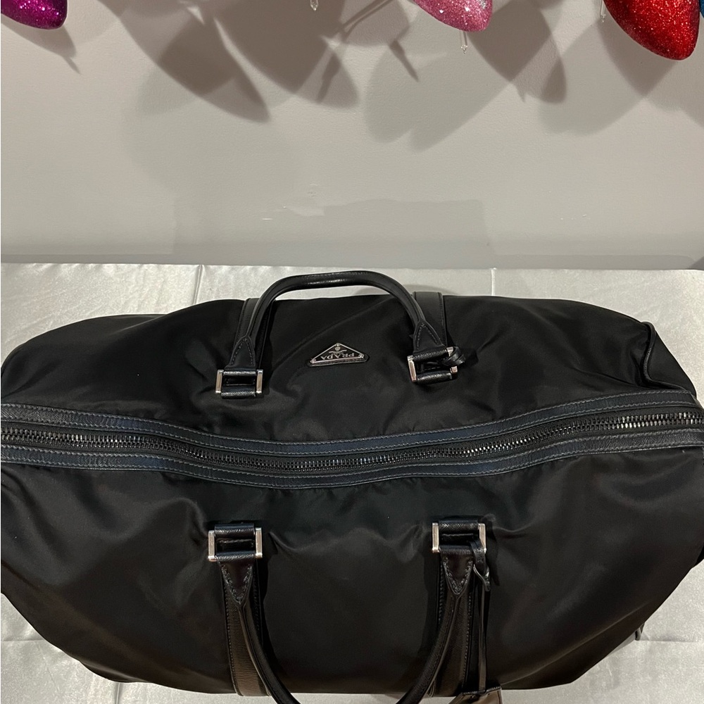 Prada Black Duffel Bag for Men - Picture 15 of 16